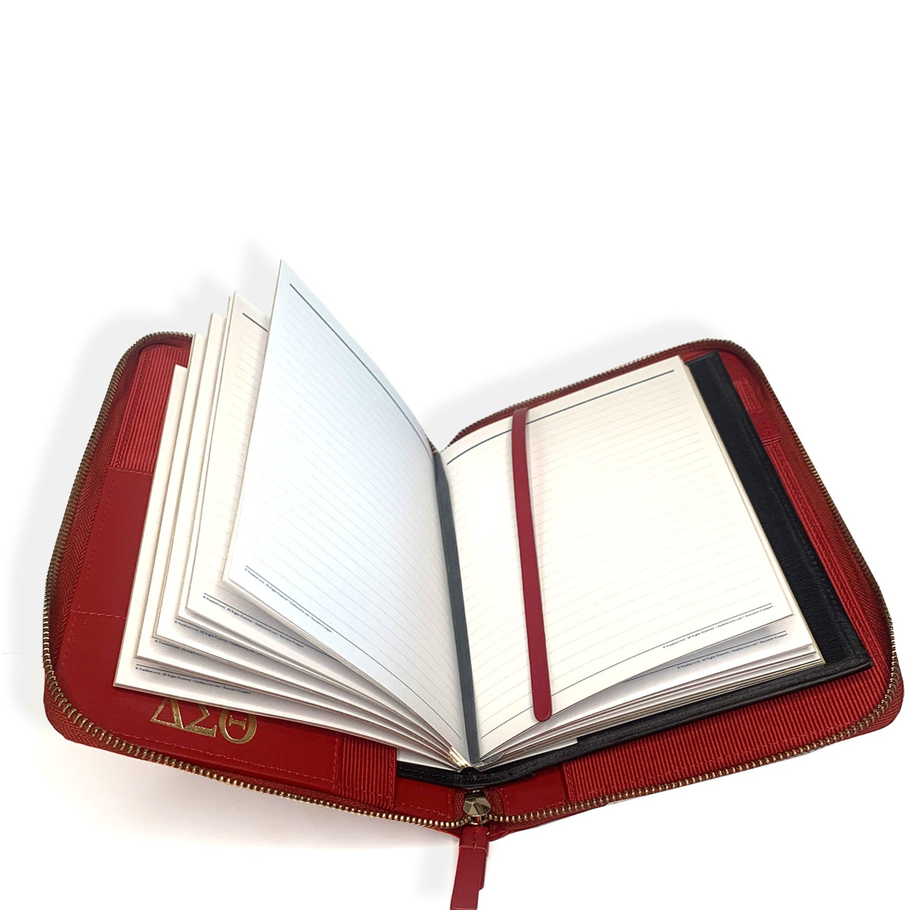 Delta Sigma Theta Day Clutch Croc Leather Ritual Cover BLACK – 1-800 ...