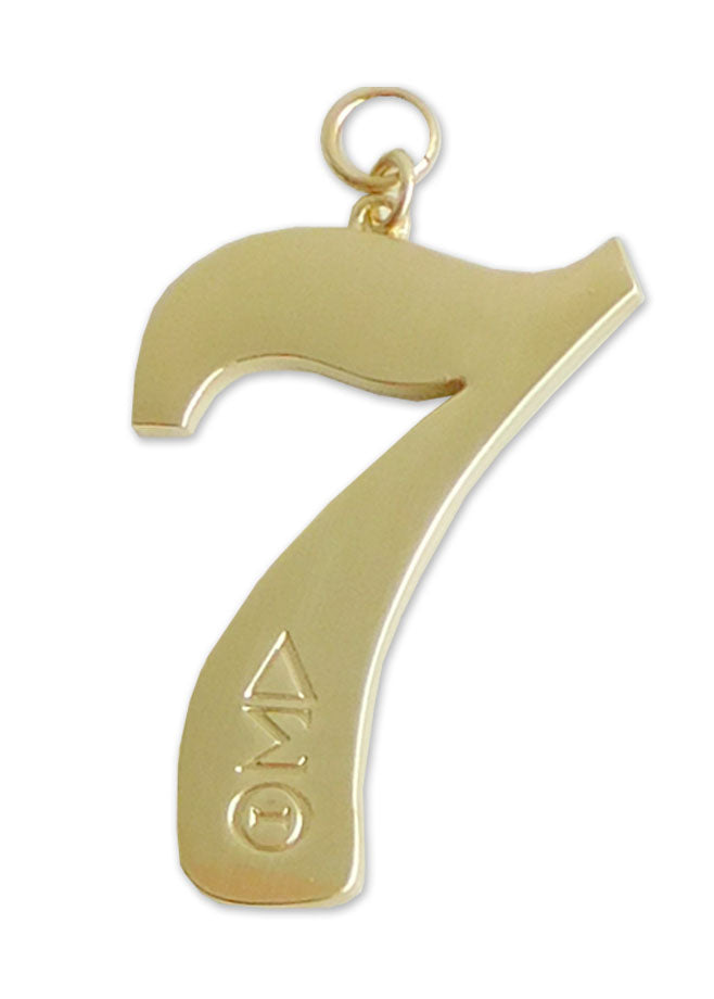 #7 DST Number Ornament GOLD – 1-800-LOVE-DST